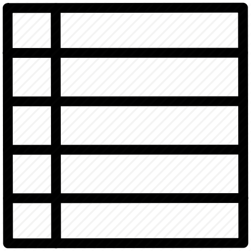 Data Sheet, Datatable, Day View, Table Icon