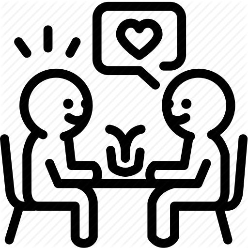 Date, Dating, Dinner, Heart, Love, Restaurant, Valentine Icon