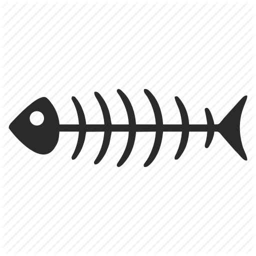 Bones, Dead, Fish Icon