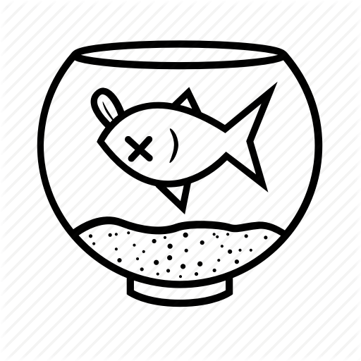 Cartoon, Dead, Death, Fish, Pet Icon
