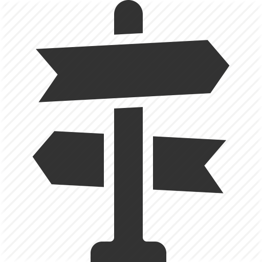 Direction, Direction Sign, Navigation, Road Sign, Wood Icon