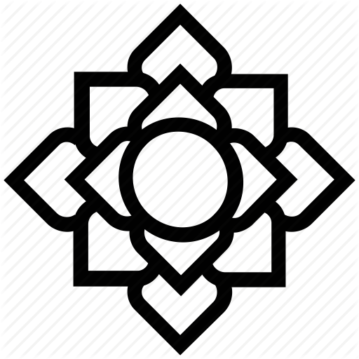 Chinese Flower, Decorative, Flower, Pretty Flower Icon