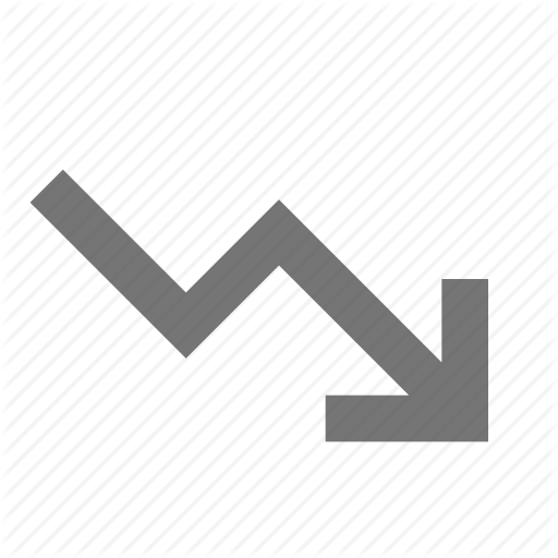 Arrow, Decrease, Decreasing Icon