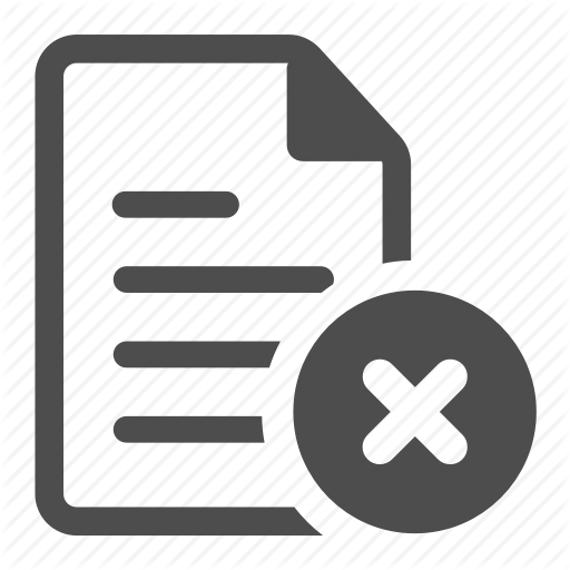 Close, Delete, Document, File, Less, Minus, Remove Icon