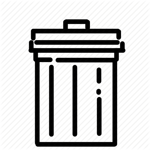 Android, App, Can, Delete, Garbage, Phone, Trash Icon