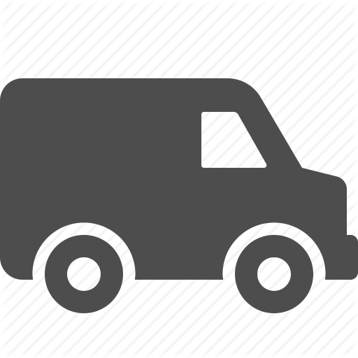 Car, Courier, Delivery, Logistics, Transportation, Van, Vehicle Icon