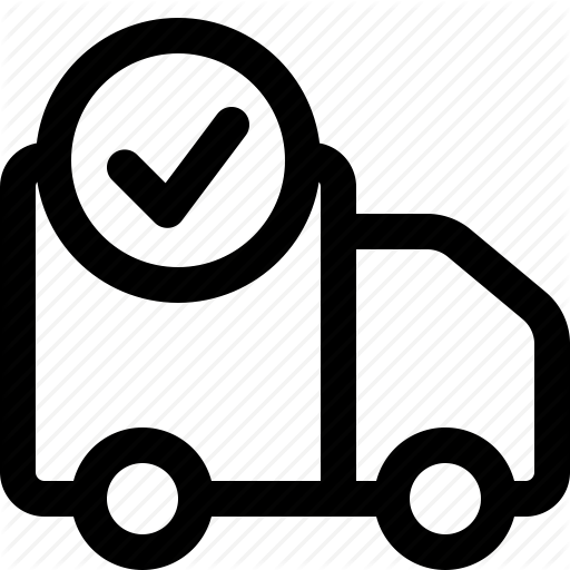 Check Mark, Delivered, Delivery Done, Delivery Success, Truck