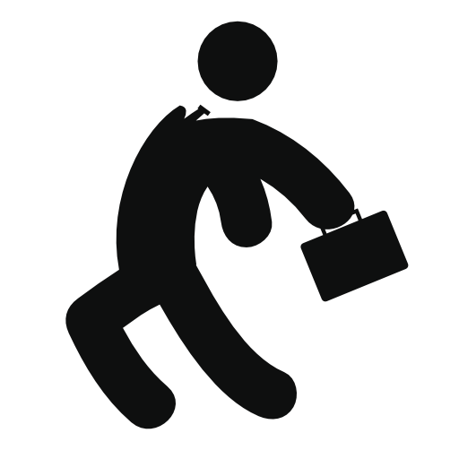 Worker Running Free Vector Icons Designed