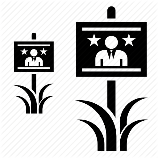 Campaign, Candidate, Election, Elections, Party, Politics, Sign Icon