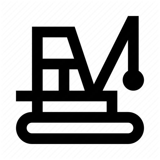 Construction, Demolition, Machine, Tractor Icon