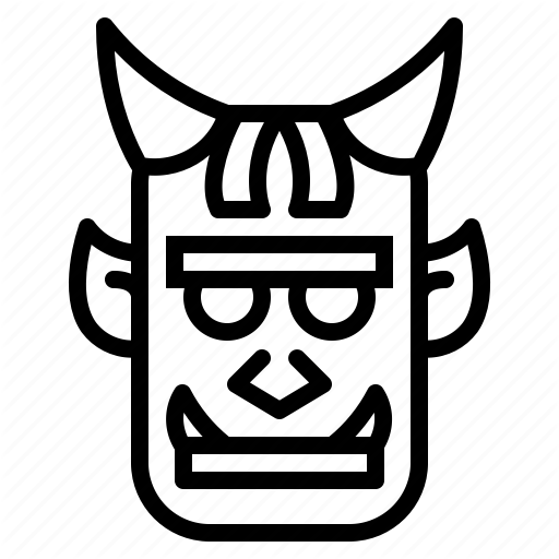 Demon, Devil, Japanese, Oni Icon