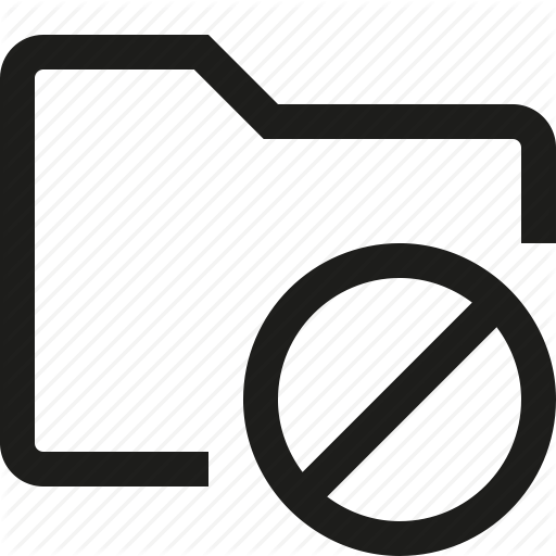 Access, Denied, Folder Icon