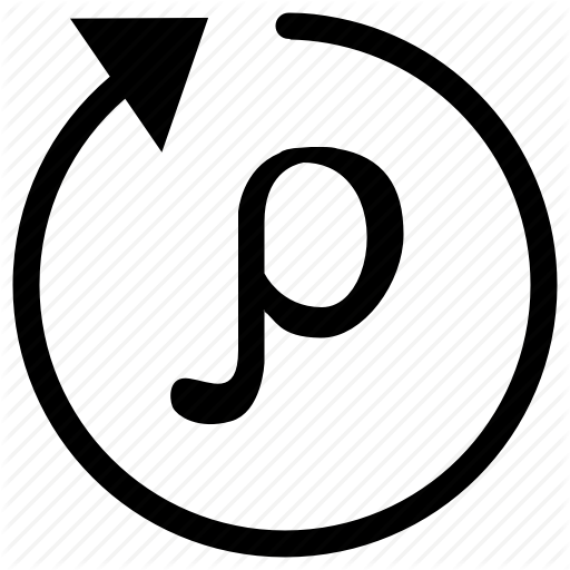 Alphabet, Denseness, Density, Greek, Letter, P, Solidity Icon