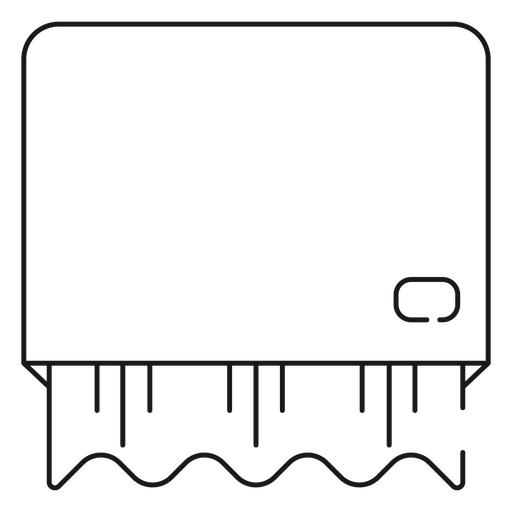 Paper Towel Dispenser Stroke Icon
