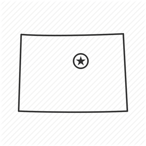 American State, Capital, Colorado, Denver, Geography, Map, State Icon