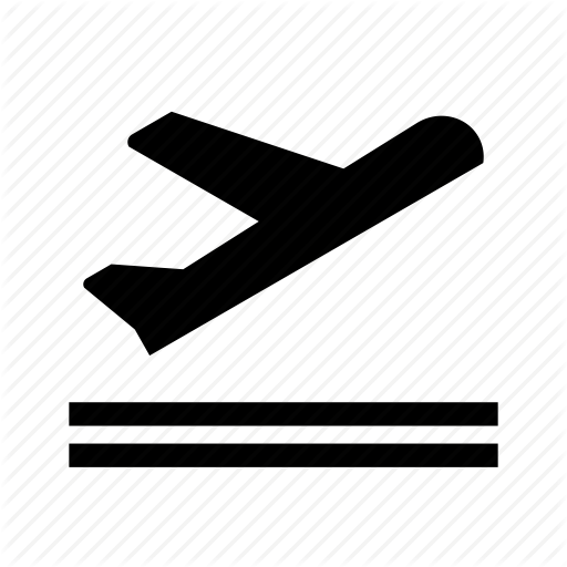 Airplane, Departure, Flight, Take Off, Travel Icon