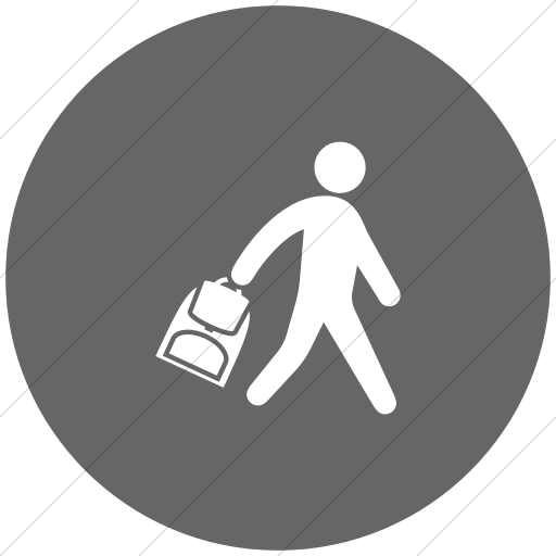 Flat Circle White On Gray Ocha Humanitarians Activity