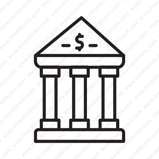 Download Building,cash,deposit,bank,bank Icon Inventicons