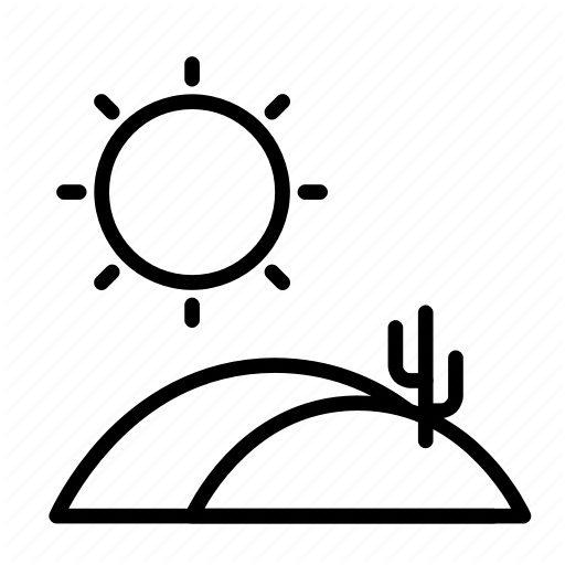 Desert, Nature Icon