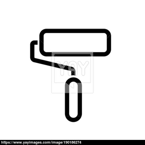 Icon Of Roller Paint