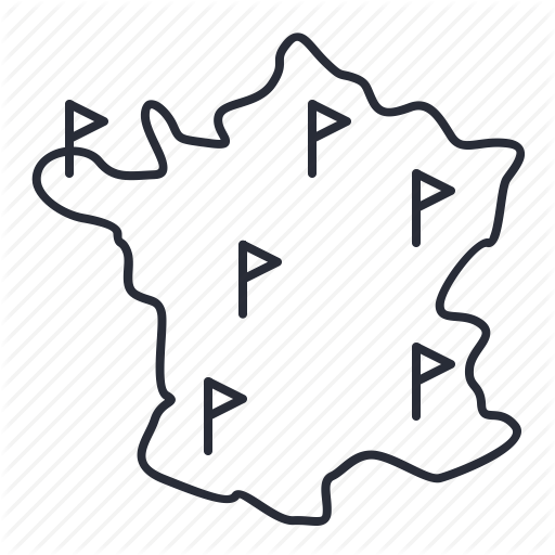 Design Thinking, Ethnography, Map, Research Icon