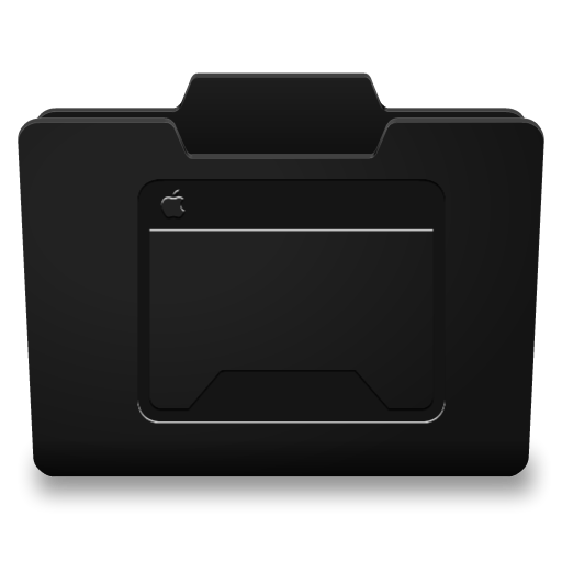 Black Desktop Icon
