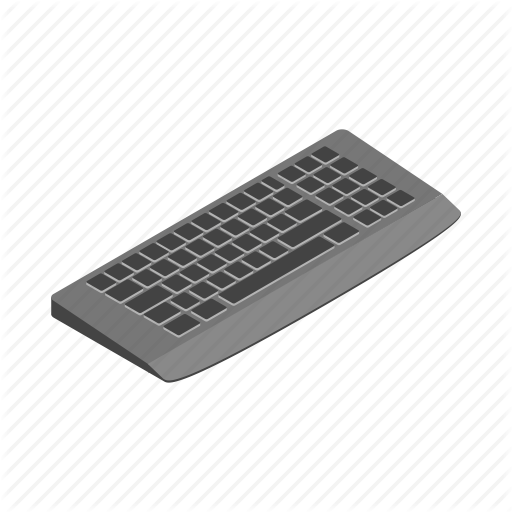 Background, Desktop, Device, Isometric, Keyboard, Office, Pc Icon