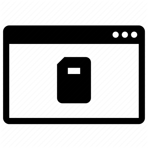 Desktop, File, Monitor, Notebook, Screen Icon