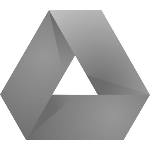 Original, Dark, Google, Drive, Gray Icon