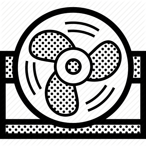 Air, Cooling, Desktop, Fan Icon
