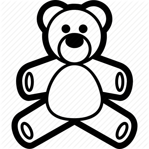 Animal, Baby, Bear, Teddy, Toy Icon