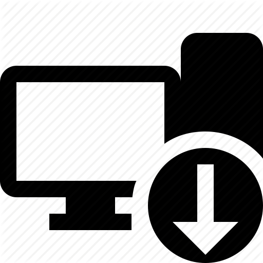 Computer, Desktop, Download, Monitor, Server Icon