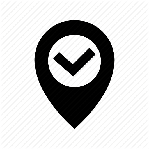 Destination, End, Location, Pin, Sign Icon