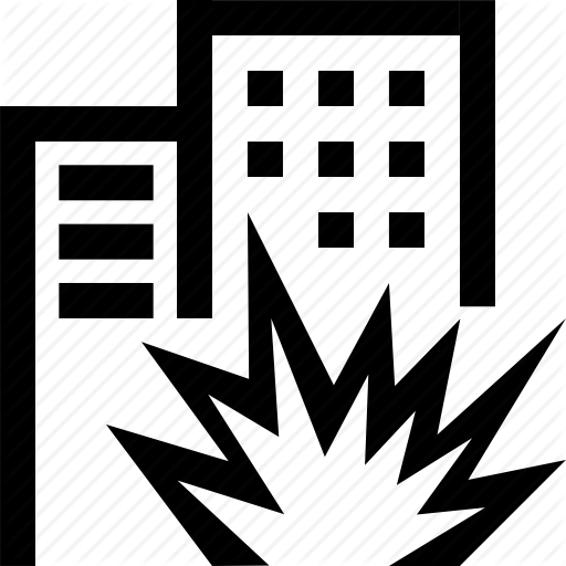 Boom, Destroy, Explosion, Fire, Remove, Terror, War Icon