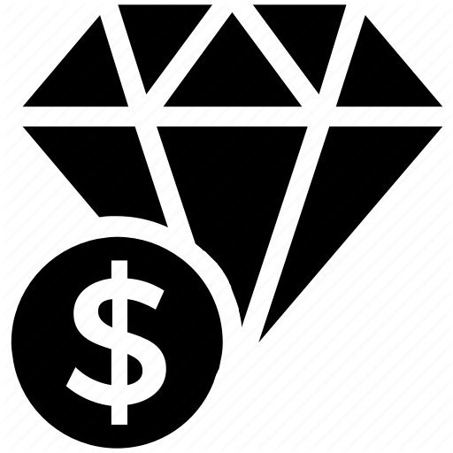 Business, Business Finance, Diamond, Dollar, Jewel, Money Icon