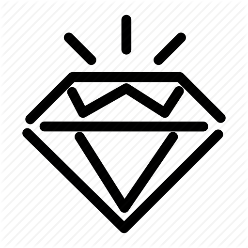 Crystal, Diamond, Gem, Jewelry Icon