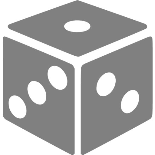 Gray Dice Icon