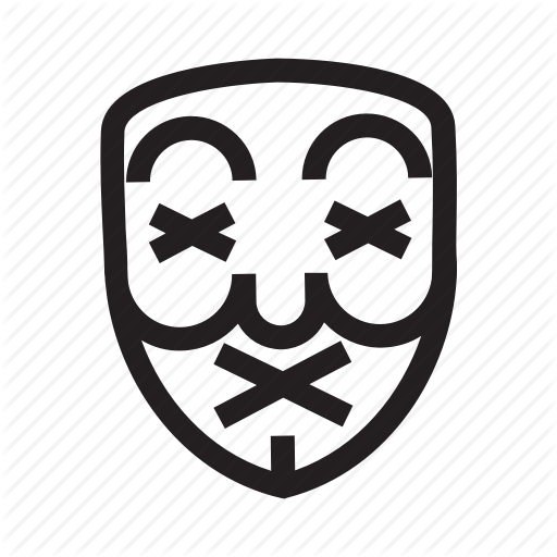 Anonymous, Die, Emoticon, Hacker, Mask Icon