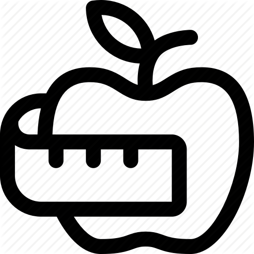 Apple, Diet, Eating, Fitness, Food, Health, Lifestyle Icon