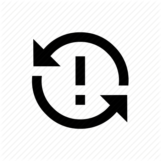 Around, Issue, Reopened, Return, Sync Icon