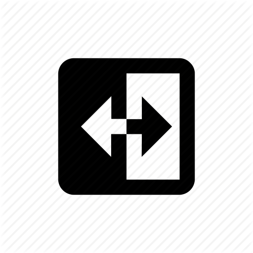 Copy, Direction, Mirror, Reflect, Split Icon