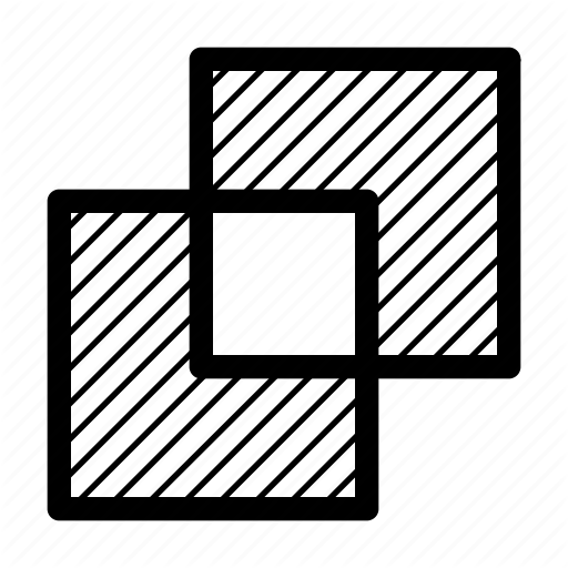 Combine, Difference, Graphic, Tools Icon