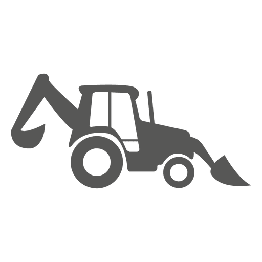Front And Backhoe Loader Icon
