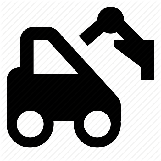 Construction, Digger, Excavator Icon