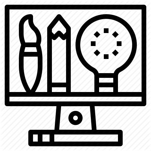 Design, Digitalart, Idea, Technology, Tool Icon