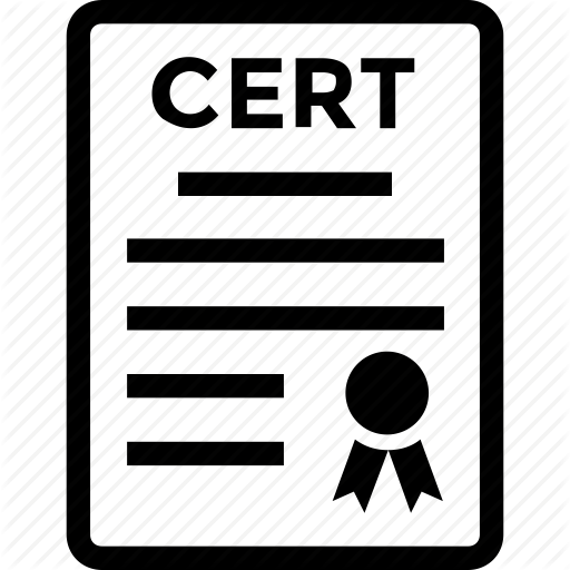 Certificate, Certification, Deed, Degree, Diploma Icon