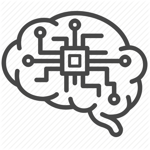 Brain, Digital, Electronic, Processor Icon