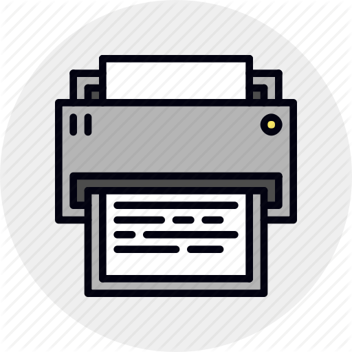 Digital, Printer, Printing Icon