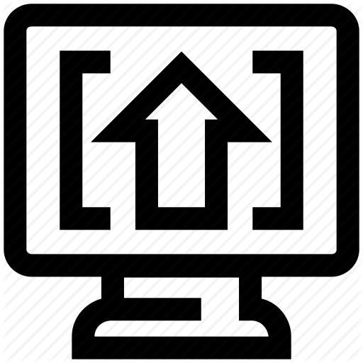 Arrow, Digital Marketing, Display, Lcd, Screen Icon