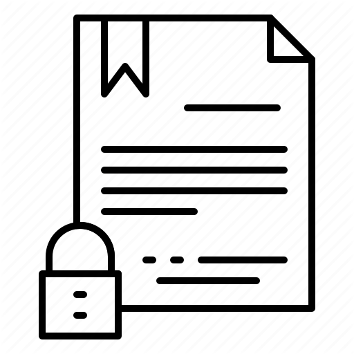 Contract, Digital, Document, Electronic, Internet, Signature Icon